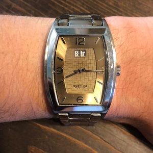 Men’s Kenneth Cole Reaction watch gold silver